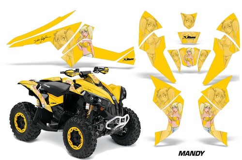 Kit grafico adesivi atv quad - adesivi,